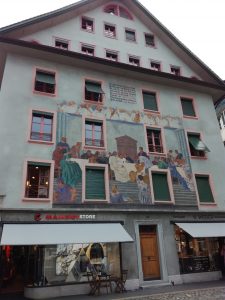 Façade peinte - Lucerne