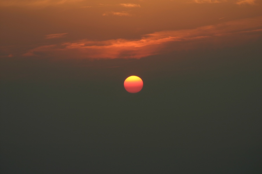 coucher de soleil shenandoah