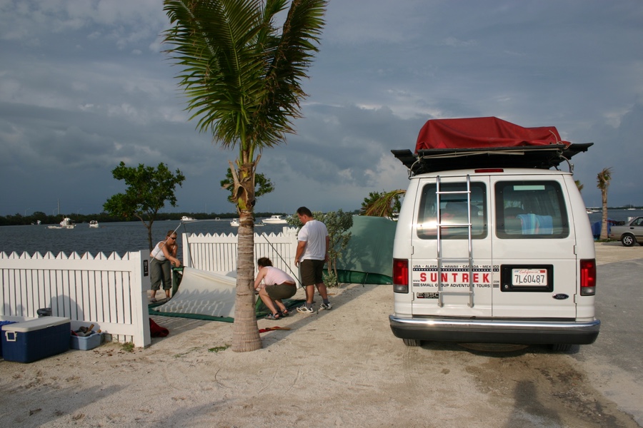 setup Boyd campground - Key West