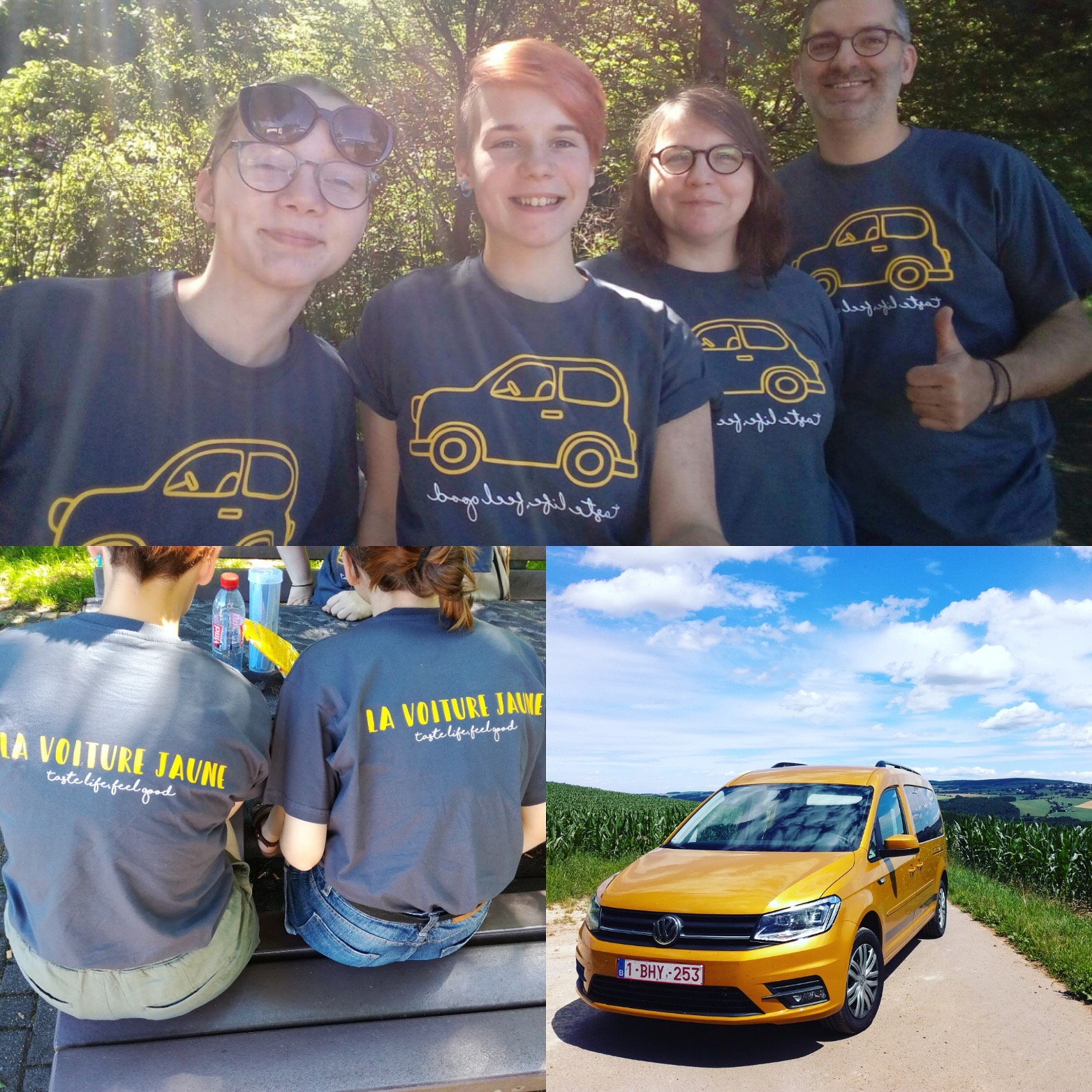 La voiture jaune Allemagne